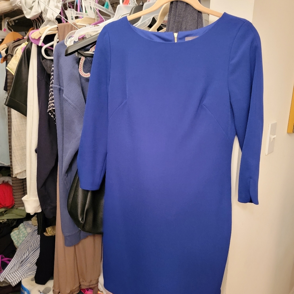 Navy blue Vince Camuto midi dress